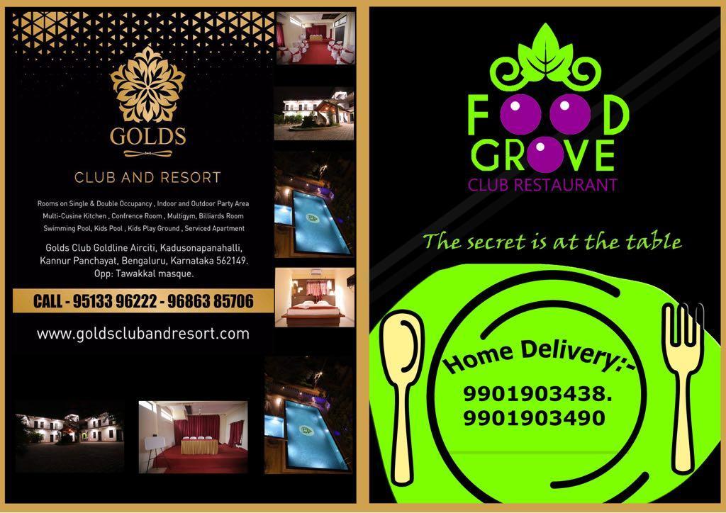 Golds Club & Resort Bayappanhalli Eksteriør bilde